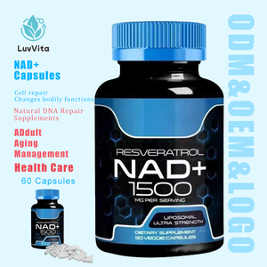 LUVVITA Capsule Liposomiali NAD+ Resveratrolo All'Ingrosso Più Integratore NAD per l'Illuminazione della Pelle - Product Image 1