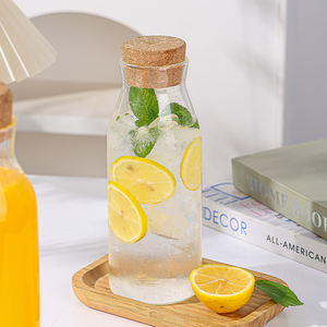 <span class=keywords><strong>Carafe</strong></span> <span class=keywords><strong>Avec</strong></span> <span class=keywords><strong>Bouchon</strong></span> <span class=keywords><strong>En</strong></span> <span class=keywords><strong>Liège</strong></span> <span class=keywords><strong>En</strong></span> Bois Couvercle Pichet À Eau <span class=keywords><strong>En</strong></span> <span class=keywords><strong>Verre</strong></span> Thé Glacé Eau - Product Image 4