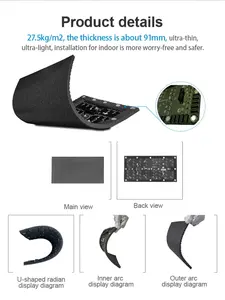 Processeur de mur vidéo pour TV incurvé flexible OEM pour stand de DJ Contrôleur de mur d'affichage extérieur Affichage de mur vidéo personnalisé 4 entrées - Product Image 5