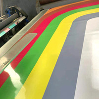 Autocollants de sol 3D en PVC à paillettes – Guide directionnel arc-en-ciel pour centres commerciaux, décoration intérieure, fond gris, adhésifs