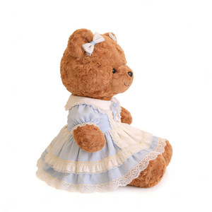 Orsetto di peluche personalizzato all'ingrosso, orsetto di peluche di tendenza, orsetto di peluche alla moda e carino con <span class=keywords><strong>vestito</strong></span> - Product Image 6