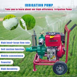Pompe à eau d'irrigation diesel haute performance, pompe d'irrigation agricole et arroseurs pour l'irrigation 20hp - Product Image 4