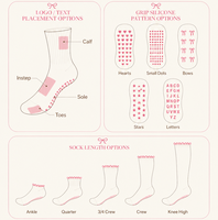 Chaussettes de yoga en tricot personnalisées de haute qualité avec logo, antidérapantes pour femmes, pour fitness et Pilates, avec volants