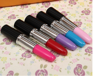 New Arrival Luxury Rhinestone Silk Screen Printed Lipstick Design Ballpoint Pen Novelty <b>Creative</b> Stationery Smooth Writing <b>Gift</b> - Product Image 2