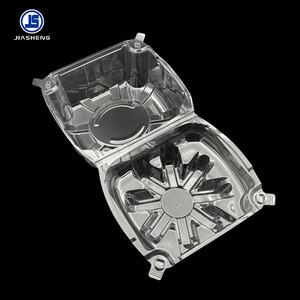 Récipient de légumes vivants PET à clapet d'emballage de laitue romaine transparent en plastique - Product Image 3