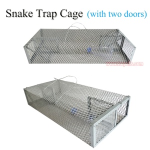 Piège à serpents et souris en métal pour extérieur, avec deux portes, pour capture vivante - Product Image 3