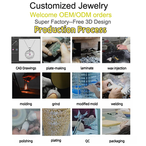 Gioielli in Acciaio Inox Collana Personalizzata <span class=keywords><strong>con</strong></span> <span class=keywords><strong>Nome</strong></span> e Lettera in Acciaio Inox PVD Oro 18K <span class=keywords><strong>con</strong></span> Ciondoli e Charms di Fascino - Product Image 5