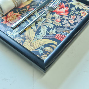 الأكثر مبيعًا لطاولة المائدة المطبوعة المخصصة صديقة للصدر صينية خشبية علوية مع وسادة - Product Image 4