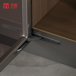 Hot Selling <b>Soft</b> <b>Closing</b> Hiding Fully Damped Two-stage Force Hydraulic Buffer Nickel Plated <b>Cabinet</b> Door <b>Hinge</b> for Bedroom - Product Image 2