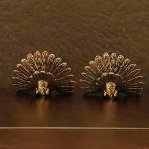 Figurine de paon en laiton massif artisanale - Décoration de bureau élégante avec avantages Feng Shui, idéale pour la maison ou comme cadeau de bureau - Product Image 3