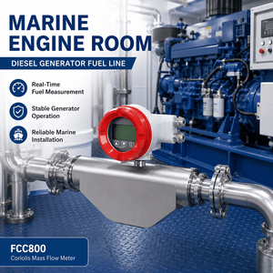 Misuratore di Flusso Diretto Sinomeasure FCC800, Misuratore di Massa Coriolis per Diesel, Olio Idraulico e Prodotti Chimici - Product Image 1