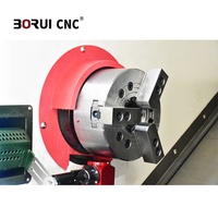 BR200LDY Horizontale Schrägbett-CNC-Drehmaschine mit 45mm Rollenlinearführungen, 0,003mm Wiederholgenauigkeit, 5-Achsen für Präzisionsteile im Automobilbereich