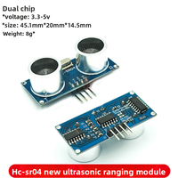 Modul Pengukur Jarak Ultrasonik HC-SR04 Modul Sensor Pengukur Jarak 3-5.5V Tegangan Lebar Berbagai Model