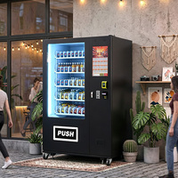 Distributeur automatique de snacks et de boissons avec écran tactile pour un service en libre-service 24h/24