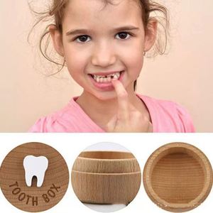 Wooden Baby Tooth <b>Box</b> Wholesale with Lid for Storing Children Teeth Keepsake <b>Box</b> for Boys and Girls Baby Tooth <b>Memory</b> <b>Box</b> - Product Image 3