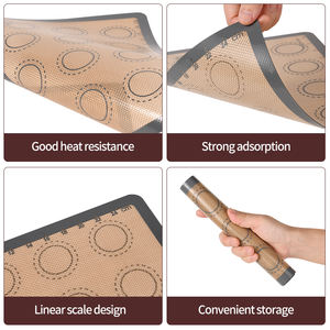 Vente en gros d'ustensiles <span class=keywords><strong>de</strong></span> cuisson pour four à pain <span class=keywords><strong>tapis</strong></span> <span class=keywords><strong>de</strong></span> pétrissage antiadhésif napperon à pâtisserie macarons <span class=keywords><strong>tapis</strong></span> <span class=keywords><strong>de</strong></span> cuisson en silicone en <span class=keywords><strong>fibre</strong></span> <span class=keywords><strong>de</strong></span> <span class=keywords><strong>verre</strong></span> - Product Image 6
