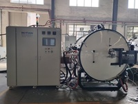 Four horizontal Nuotian à induction sous vide pour traitement thermique par frittage à haute température et fonctionnement stable en acier inoxydable