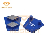 Werkmaster diamant outillage béton métal Bond Double losange plaque de meulage