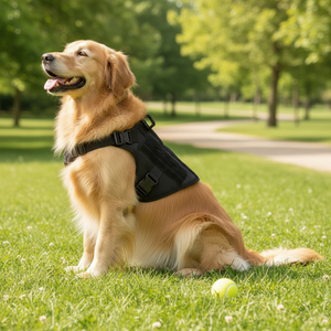 <span class=keywords><strong>Harness</strong></span> Taktis Anjing Besar SinSky Custom, Rompi Nylon Reflektif Hitam, Aksesoris Hewan Peliharaan yang Dapat Dipersonalisasi, Grosir - Product Image 6