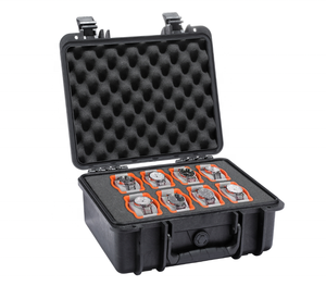 Đen cứng xem hộp an ninh PP + sợi thủy tinh mang nhựa Attache trường hợp vali hộp công cụ với bọt - Product Image 2