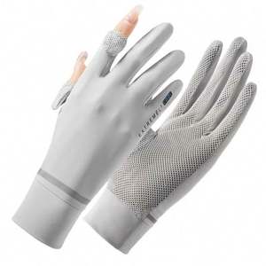 Guantes de Verano para Mujer con Protección UV, para Pantalla Táctil, Transpirables, de Seda de Hielo, para Conducir - Product Image 6