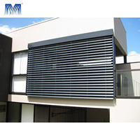 Rejillas de Ventilación Fijas al Por Mayor, Marco de Estilo Moderno, Ventanas Exteriores, Marco de Ventana Vertical, Persiana de Aluminio