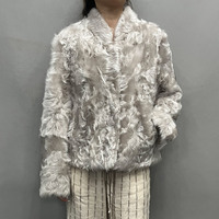Veste en fourrure de mouton véritable ondulée et bouclée personnalisée Jancoco pour femmes, idéale pour l'hiver