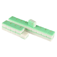 Carreaux de Mahjong verts magnétiques de grandes tailles pour les jeux de casino et les jeux de divertissement en famille Jeux de table Mahjong automatiques