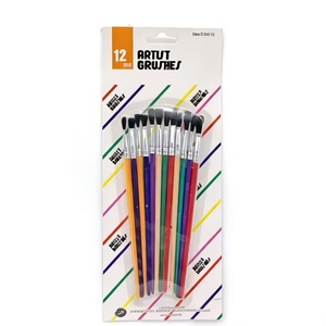 Juego de 12 Pinceles de Pintura Artística de Alta Calidad, Profesionales y Personalizados, Serie Artista, para Dibujo y Pintura - Product Image 6