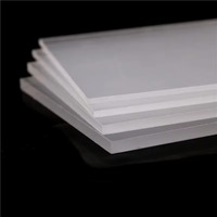 Plaque de guidage lumineux PMMA de qualité optique personnalisée, feuille acrylique transparente LGP, panneau diffuseur à points laser pour boîte d'éclairage LED