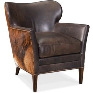 Sofá industrial de cuero y madera para el hogar, muebles elegantes para el salón - Product Image 3