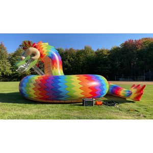 <span class=keywords><strong>Serpent</strong></span> gonflable en PVC coloré <span class=keywords><strong>à</strong></span> <span class=keywords><strong>plumes</strong></span> pour la publicité extérieure - Product Image 2