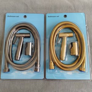 Set di Tre Pezzi in Acciaio Inossidabile per Bidet con Pistola Spray, Kit Doccia con Ugello Potenziato per Pulizia del Bagno - Product Image 2