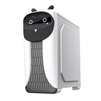 Boîtier de PC de jeu GAMEMAX Micro ATX Mid Tower en acier, avec ventilateurs de refroidissement, ports USB et audio sur le devant, en stock