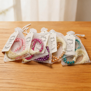 33 Plastic Pearl Prayer Beads <strong>Bracelet</strong> with Tassel for Meditation, Home Decor and Daily Wear, Ornament and Daily <strong>Matching</strong> - Product Image 5