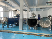 Stérilisateur automatique à cascade d'eau pour boîtes de conserve, aliments et boissons