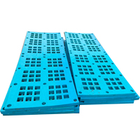 Maille de tamis en polyuréthane haute efficacité pour tamis vibrant, plaque PU résistante à l'usure, qualité d'usine garantie, sur mesure