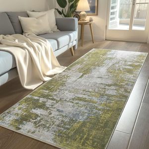 <strong>Hallways</strong> Kitchen <strong>Runner</strong> Rug Non Slip Washable Coffee <strong>Long</strong> <strong>Runner</strong> Rugs with Rubber Backing Soft Abstract Carpet <strong>Runner</strong> - Product Image 6