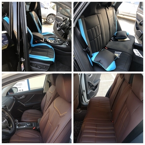 Funda de asiento de coche de cuero PU resistente al agua tridimensional 5D, cojín 3D de lujo, Protector Original para asiento de coche Universal Auris - Product Image 4