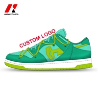 Chaussures de créateur de haute qualité Logo personnalisé bon marché Cuir véritable Style de luxe Sneakers pour hommes Skateboarding Chaussures personnalisées pour hommes