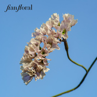Fian Floral Handgemaakte Kunststof Witte Limonium Kunstbloemen voor Bruiloft- en Kerstboeketten - Realistisch en Langdurig