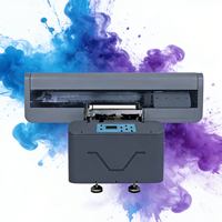 Imprimante hybride UV jet d'encre à plat automatique ATUE, prix usine, avec support flexible pour textiles et œufs, idéale pour les petites entreprises