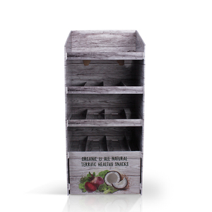Rak <span class=keywords><strong>Display</strong></span> Kardus Lipat Portabel untuk Iklan Supermarket, Rak <span class=keywords><strong>Display</strong></span> Lantai Kertas untuk Snack, Stand <span class=keywords><strong>Display</strong></span> Keripik - Product Image 4