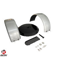 Couverture de roue de pneu de secours argentée brillante de haute qualité accessoires extérieurs de voiture personnalisés pour Suzuki Jimny 2018 +