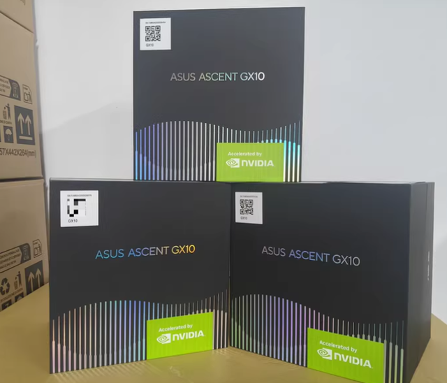 AS US Ascent GX10 Desktop AI Supercomputer NVI DIA GB10 128GB 1PetaFLOP Ubuntu Linux AI Development