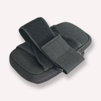 Pochette de bras réglable à scratch, avec panneau arrière en maille respirante et port en silicone pour téléphone portable, idéale pour le marathon et le jogging