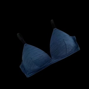 Sujetador básico con logotipo personalizado para uso diario, sujetador con cable transpirable con copa de tres cuartos, Cierre trasero no tejido de algodón sin LICRA - Product Image 4