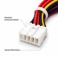 Arnés de Cableado para Luces de Roca y Luces de Trabajo con Control Remoto Inalámbrico para Remolques de Carga Todoterreno y Aplicaciones Marinas