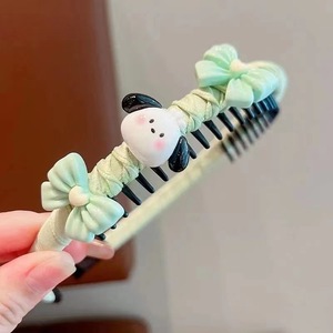 Bandeau antidérapant à dents de dessin animé mignon avec <span class=keywords><strong>pince</strong></span> à cheveux en plastique de haute qualité pour filles, ventes directes d'usine - Product Image 5