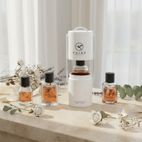 Set Botol Parfum Kaca Kosong Mewah Bentuk Persegi Panjang 30ml 50ml 100ml dengan Tutup Berstempel dan Kotak